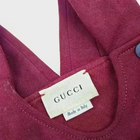 gucci kids overalls size 36M Burgundy  (32 Inch Lengh -11 Inch Waist Stretch) 3T - Picture 5 of 14